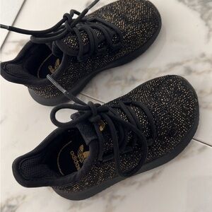 Black Gold Addidas 5c sneakers